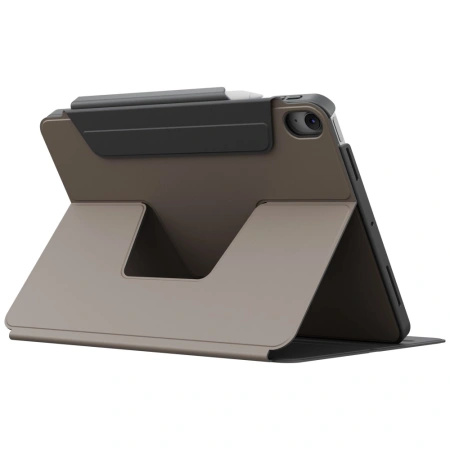 Etui UNIQ Rovus Snapmount Magnetic 360 Rotating Detachable do iPad 11" 2025 / iPad 10.9" 2022 (10 gen.) - szare