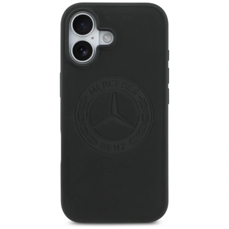 MERCEDES ETUI LEATHER VINTAGE LOGO MAGSAFE DO IPHONE 17 LUKSUSOWY