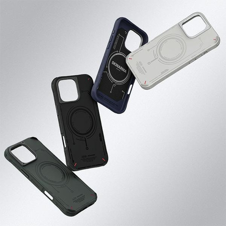 Skinarma etui Mecha iPhone 16 Pro Max    6.9 Magnetic Charging oliwkowy/olive