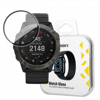 Wozinsky Watch Glass hybrydowe szkło do Garmin Fenix 6X czarny