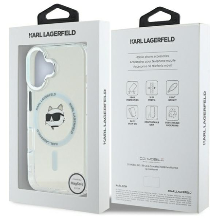 KARL LAGERFELD ETUI HARDCASE DO IPHONE 16 PLUS 6.7 DO MAGSAFE METAL
