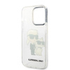 Karl Lagerfeld KLHCP14LHNKCTGT iPhone 14 Pro 6,1" transparent hardcase Gliter Karl&Choupette