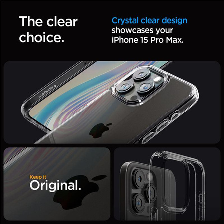 SPIGEN ULTRA HYBRID IPHONE 15 PRO MAX SPACE CRYSTAL