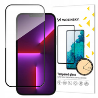 WOZINSKY SZKŁO HARTOWANE FULL GLUE DO IPHONE 15 Z RAMKĄ WYTRZYMAŁE OCHRONNE