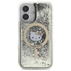HELLO KITTY ETUI MAGNETYCZNE DO IPHONE 16 6.1 HARDCASE LIQUID GLITTER FEVER