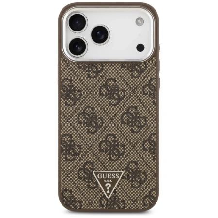 GUESS ETUI 4G TRIANGLE LOGO MAGSAFE DO IPHONE 17 PRO MAX ELEGANCKA OCHRONA