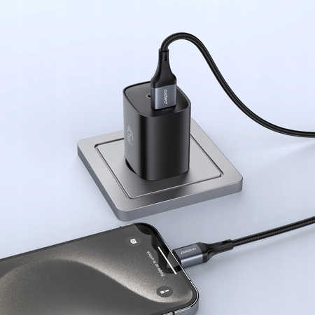 PALPRO KABEL USB-A USB-C SZYBKIE ŁADOWANIE DO SAMSUNG APPLE 3A PD 1M