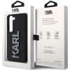 Etui Karl Lagerfeld 3D Rubber Glitter Logo na Samsung Galaxy S23 - czarne