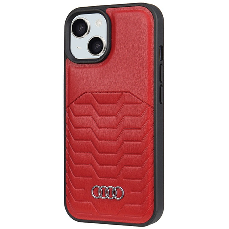 AUDI SYNTHETIC LEATHER CASE DO IPHONE 15 PLUS 14 PLUS DO MAGSAFE ETUI