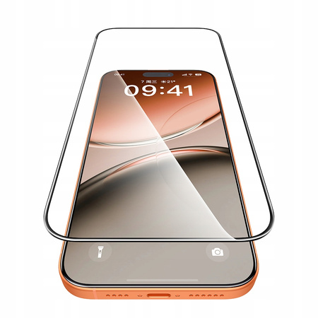 MCDODO SZKŁO HARTOWANE AUTOFIT MOCNA SZYBKA DO ETUI DO APPLE IPHONE 17 PRO