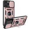 Hybrid Armor Camshield etui iPhone 13 Pro Max pancerny pokrowiec z osłoną na aparat różowe