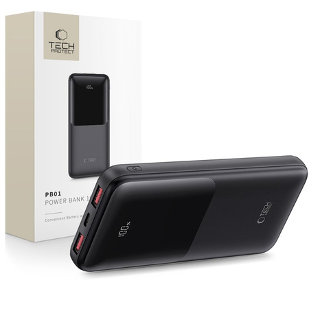 TECH-PROTECT POWER BANK PB01 10000MAH 22.5W DO TELEFONÓW SZYBKIE ŁADOWANIE