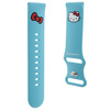 HELLO KITTY PASEK SILIKONOWY DO ZEGARKA 22MM Z GŁOWĄ KITTY DO SMARTWATCH