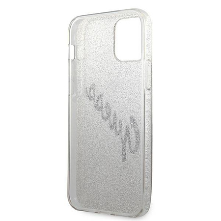 Guess GUHCP12LPCUGLSGO iPhone 12 Pro Max 6,7" złoty/gold hardcase Glitter Gradient Script