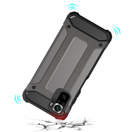 Hybrid Armor pancerne hybrydowe etui pokrowiec Xiaomi Redmi Note 11 Pro+ 5G (China) / 11 Pro 5G (China) / Mi11i HyperCharge / Poco X4 NFC 5G niebieski