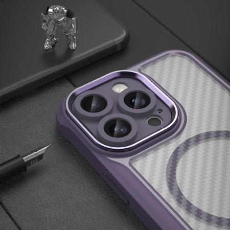 HURTEL ETUI SILIKONOWE LEADING SERIES DO MAGSAFE DO IPHONE 16 PRO MAX PEŁNA