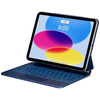 Etui Typecase Edge z klawiaturą do iPad  11" (A16) 2025 / iPad 10.9" 2022 błękitny pacyfik