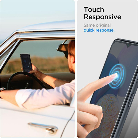 SZKŁO HARTOWANE SPIGEN GLAS.TR SLIM 2-PACK GALAXY A14 4G / 5G CLEAR