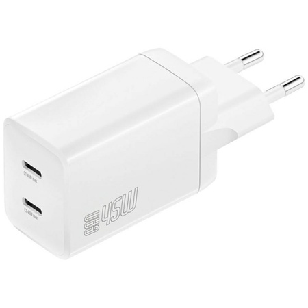 4SMARTS ŁADOWARKA 45W PDPLUG DUAL Z 2X USB-C DO TELEFONÓW SZYBKIE