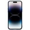 Nillkin CamShield Leather S Case etui iPhone 14 Pro pokrowiec z osłoną na aparat niebieskie