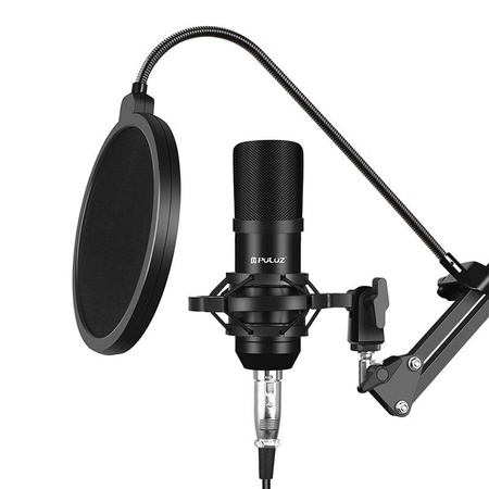 PULUZ MIKROFON DO NAGRYWAŃ STUDIO PU612B BEZ PRZEWODU Z FUNKCJĄ