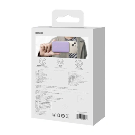 BASEUS POWERBANK MAGNETYCZNY 10000MAH DO MAGSAFE USB-C 20W TELEFON IPHONE
