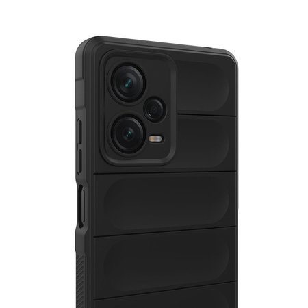 Magic Shield Case etui do Xiaomi Redmi Note 12 Pro+ elastyczny pancerny pokrowiec czarne