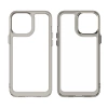 HURTEL SZTYWNY ETUI POKROWIEC DO IPHONE 12 PRO MAX Z ŻELOWĄ RAMKĄ NIEBIESKI