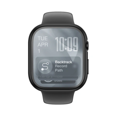 Szkło ochronne AMAZINGTHING Radix z etui na Apple Watch Series 11 42 mm - czarne