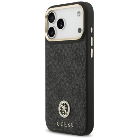 GUESS ETUI POKROWIEC DO IPHONE 17 PRO MAX 4G STRASS LOGO MAGSAFE