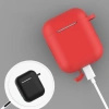 HURTEL ETUI DO AIRPODS 2 1 SILIKONOWY POKROWIEC Z BRELOKIEM I KARABIŃCZYK