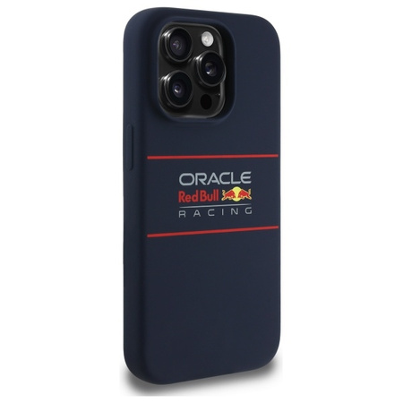 Red Bull RBHMP15L24SIHSRV iPhone 15 Pro  6.1 hardcase granatowy/navy Silicone Horizontal Logo MagSafe