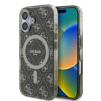 GUESS ETUI HARDCASE IML 4G BACKGROUND DO MAGSAFE DO IPHONE 16 PLUS 6.7