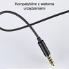 AWEI SŁUCHAWKI L3 3,5MM JACK DO TELEFONÓW LAPTOPÓW Z DŁUGIM KABLEM 1,5M