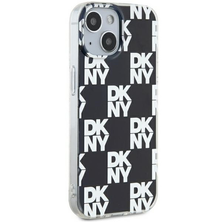 DKNY ETUI DO IPHONE 15 PLUS 14 PLUS 6.7 HARDCASE IML CHECKERED MONO WZÓR
