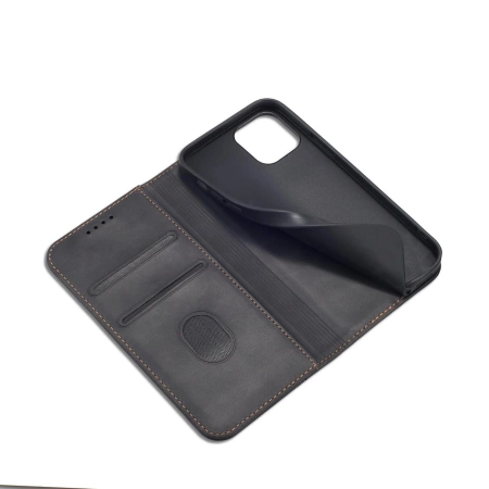 HURTEL MAGNETIC CASE ETUI DO IPHONE 12 PRO MAX PORTFEL NA KARTY Z PODSTAWKĄ