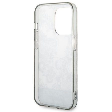 Guess GUHCP14LHGPLHG iPhone 14 Pro 6,1" szary/grey hardcase Porcelain Collection