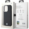 Etui BMW Signature Wrapped Metal MagSafe na iPhone 15 Pro - czarne