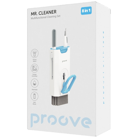 Wielofunkcyjny zestaw do czyszczenia     Proove Mr. Cleaner 8w1 biały