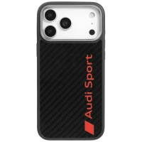 AUDI ETUI CARBON FIBER DO IPHONE 17 PRO MAX MAGSAFE Z OCHRONĄ