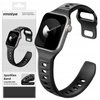 INNOSTYLE PASEK DO ZEGARKA SMARTWATCH 42 44 45 46 49 MM SILIKONOWY CZARNY