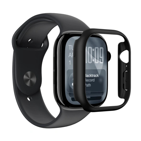 Etui ochronne AMAZINGTHING Minimal na Apple Watch Series 11 42mm - czarne