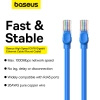 Kabel Ethernet Baseus High Speed Cat 6 RJ-45 1000Mb/s 5m okrągły - niebieski