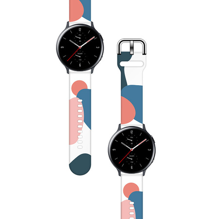 Strap Moro opaska do Samsung Galaxy Watch 42mm silikonowy pasek bransoletka do zegarka wzór 10