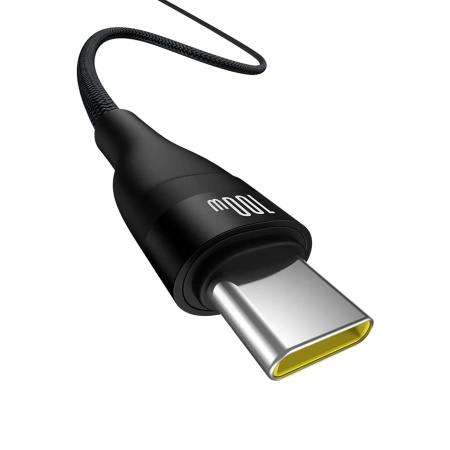 BASEUS KABEL PRZEWÓD USB-C DO USB-A 100W 1M DO TELEFONÓW SZYBKIE ŁADOWANIE