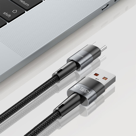TECH-PROTECT ULTRABOOST KABEL USB-C 66W 100CM DO TELEFONÓW SZYBKA ŁADOWARKA
