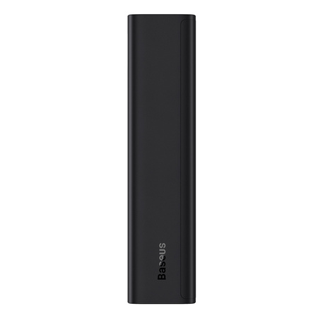 Baseus Adaman2 powerbank z wyświetlaczem cyfrowym 10000mAh 30W 2 x USB / 1x USB Typ C Overseas Edition PD QC SCP czarny (PPAD040101)