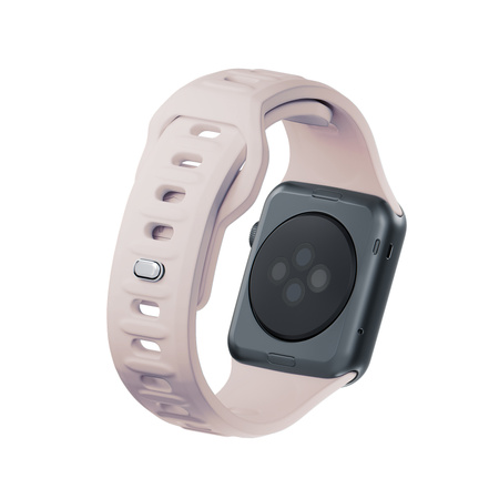 38/40/41/42 mm Latte (small) - 3mk Silicone Watch Strap for Apple