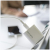 Ładowarka sieciowa 4smarts VoltPlug 20W  PD MFI USB-C z kable USB-C do Lightning biały