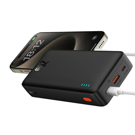 BASEUS POWERBANK AIRPOW 20000MAH 20W DO TELEFONÓW 1X USB-C ZWIĘKSZONA